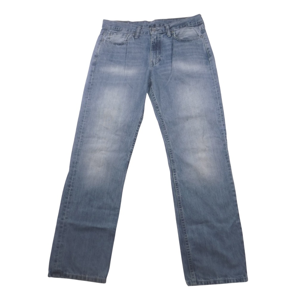 Vtg 90"s Levis 514 Straight Fit Mens Blue Denim Jeans Size 33x30 Medium Wash